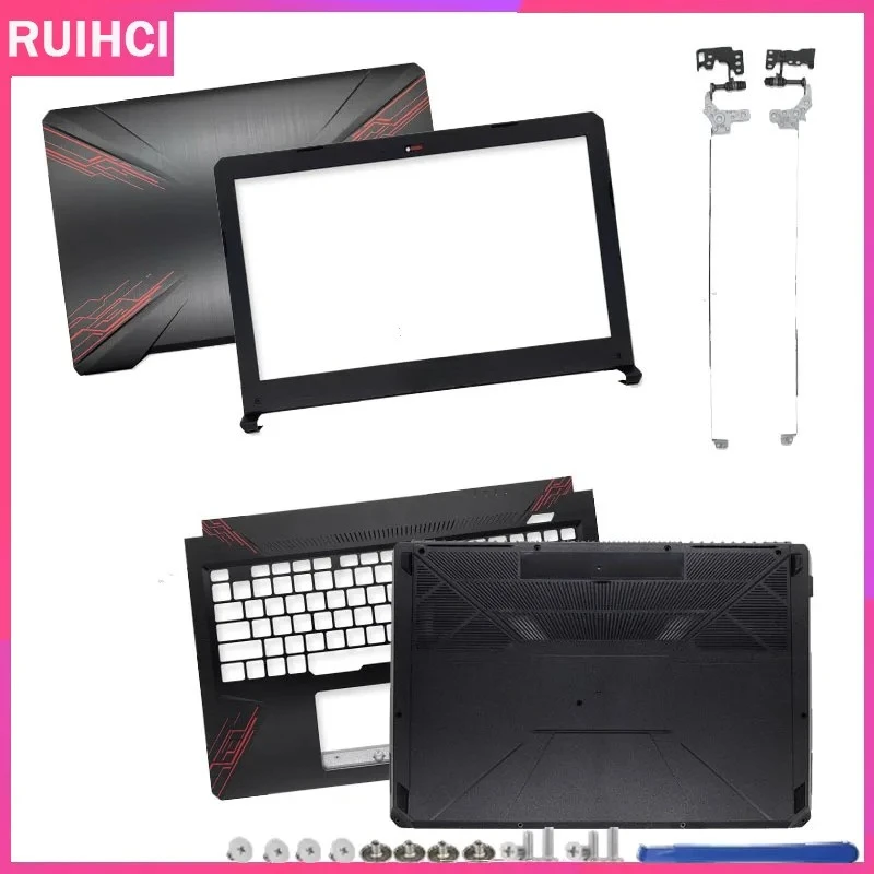 For ASUS TUF Gaming FX504 FX504G FX504GD FX80 FX80G FX80GD Laptop LCD Back COVER/Front Bezel/Palm Rest COVER/Bottom Base Case