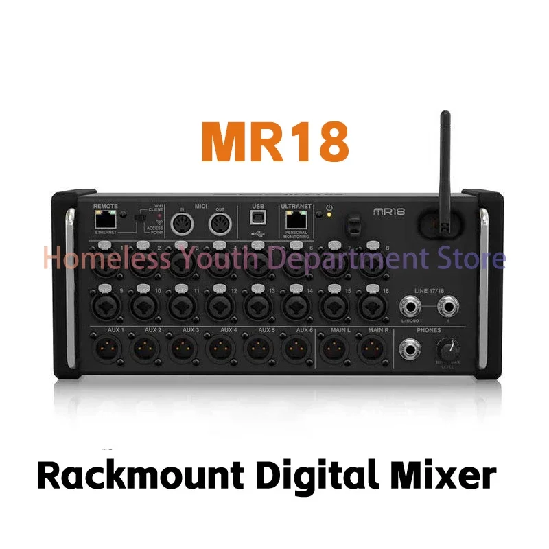 

Air 1:1 MR12 MR18 Профессиональный цифровой микшер для монтажа в стойку Встроенный Wi-Fi DSP аудиомикшер DJ Студия звукозаписи с USB-рекордером