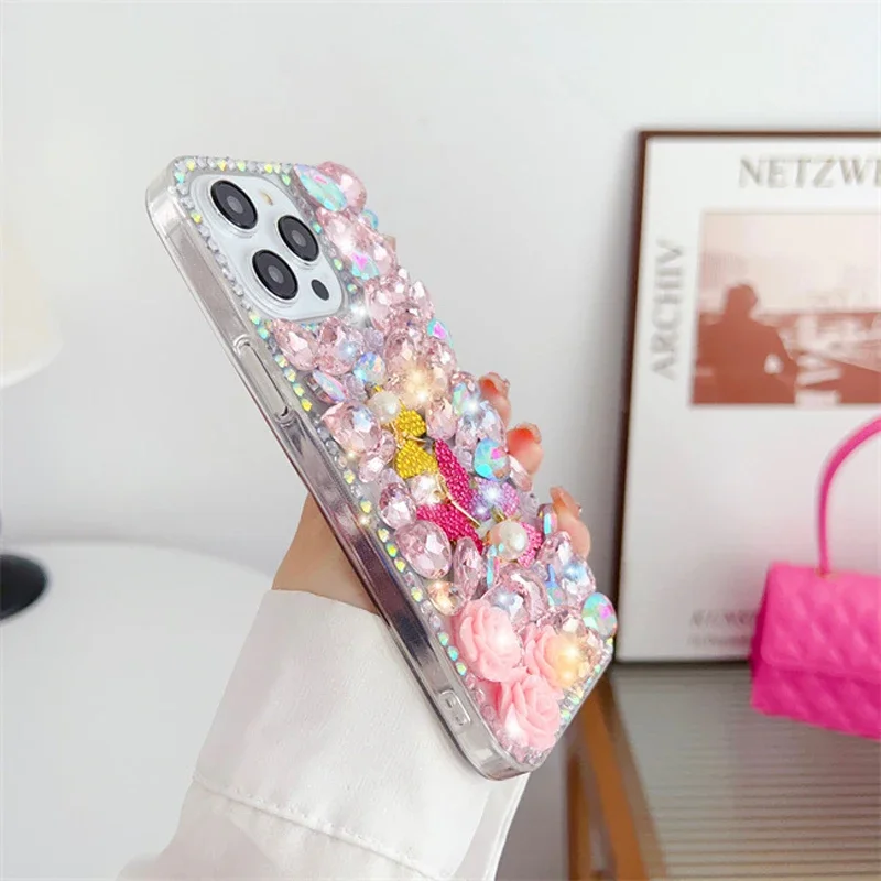 Custodie per Samsung Galaxy A15 A14 A13 A12 A05 A05S A35 A55 A25 A24 4G A34 A54 A52 A72 A42 A33 A53 A73 5G Custodia Diamond Phone Cover