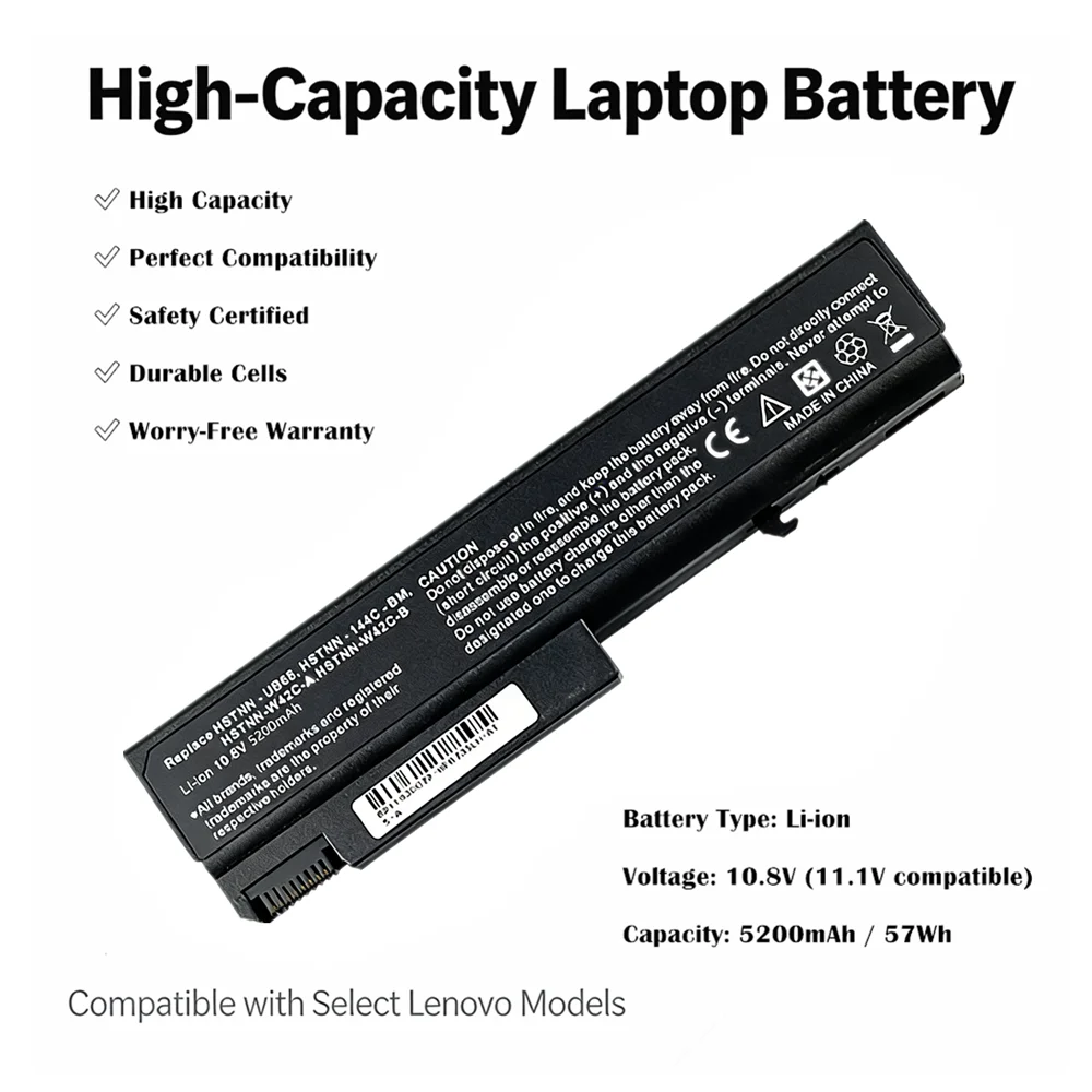 Laptop Battery For Compaq 6530b 6535b 6735b 6500b 6700b 6730b HSTNN-IB1C IB68 DB0E I44C W42C