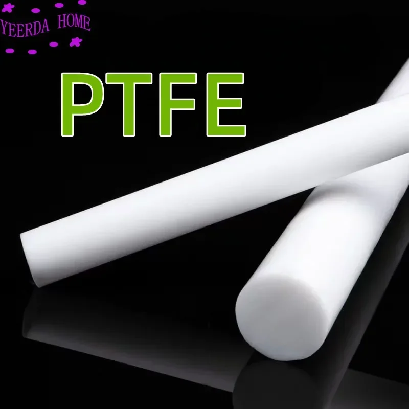 

5~50cm PTFE bar White polytetrafluoroethylene bar environment-friendly non-toxic DIY PTFE plastic rod c