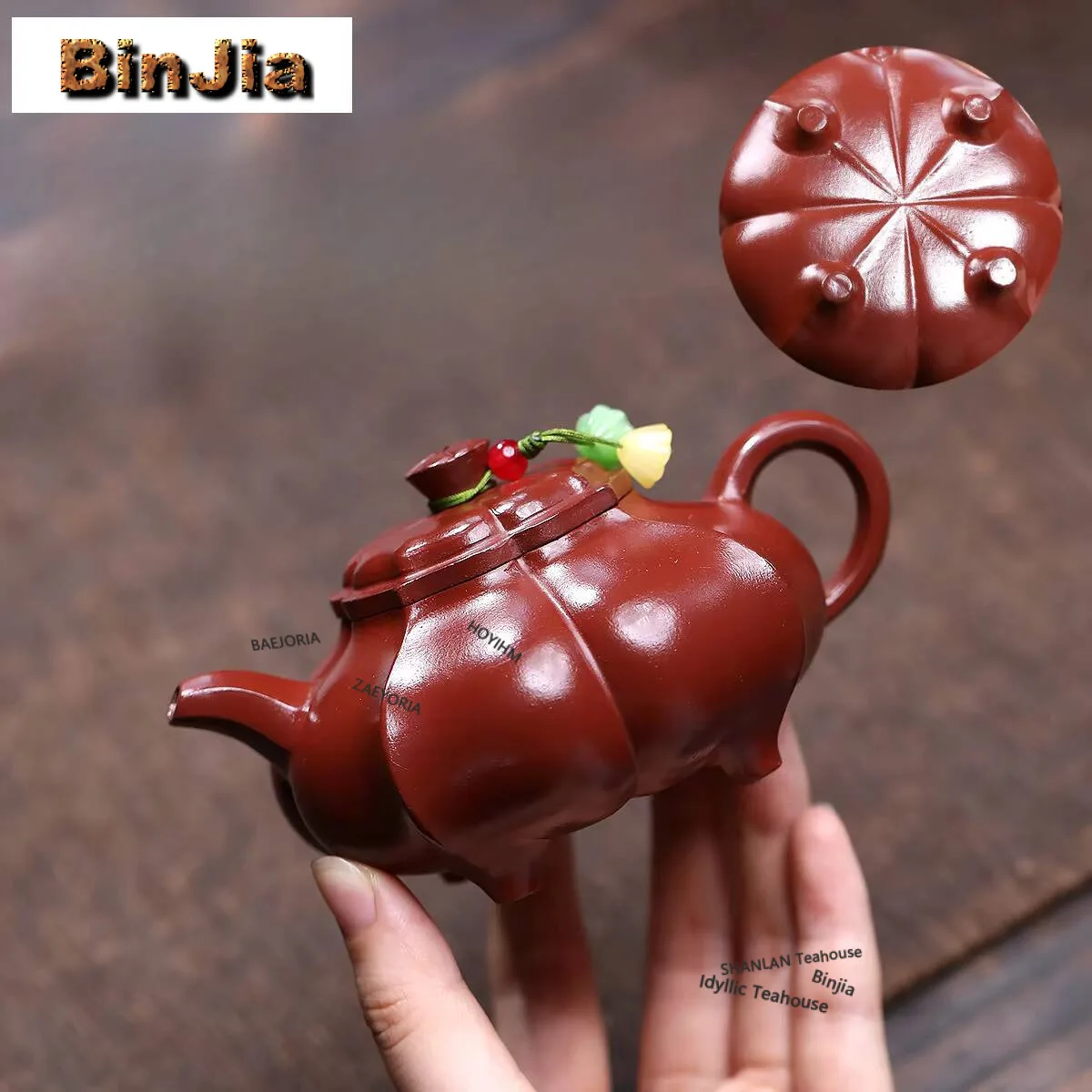 

150ml Creative Yixing Purple Clay Teapots Handmade Rib Pot Raw Ore Dahongpao Mud Tea Maker Kettle Zisha Tea Set Drinkware Craft