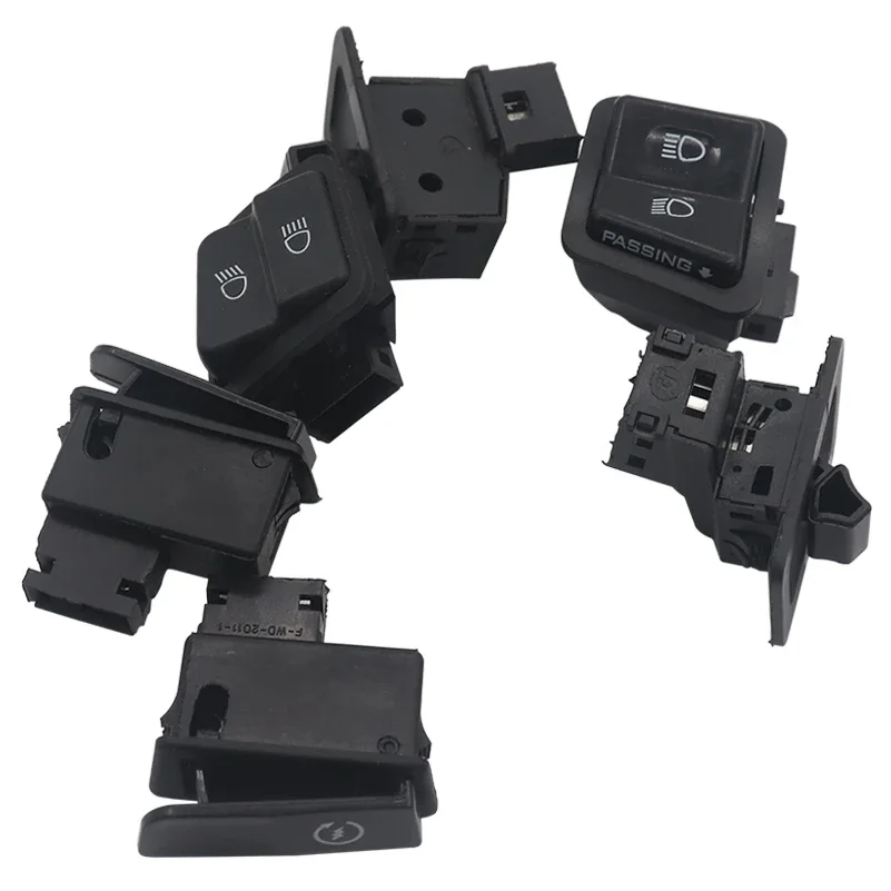 GY6 ATV Dirt Bike Moped Scooter Headlight Horn Turn Signal Button Switches High/Low Beam Light Motorcycle Start Parts New