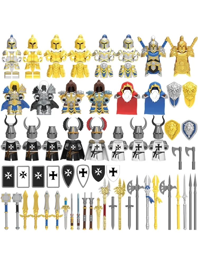 Średniowieczny Warcraft Strażnik Szorstego Wiatru z Akcesoriami Arthasa Sceny Klocki Figurki Zabawka dla Dzieci Prezent DT8902 DT8904 — 2
