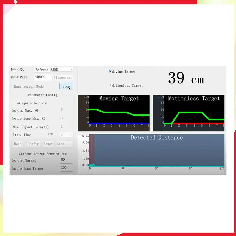 

B18B LD2410C 24G Радар Датчик присутствия человека FMCW Радар Миллиметровая волна Модуль обнаружения движения DC5V Прочный Простая установка