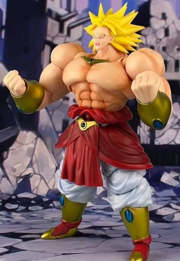 

In Stock Possessed Horse Magic Contract Movable Super Saiyan Legendary Berserker Broly 1:12 Action Figure Model Collectible Gift