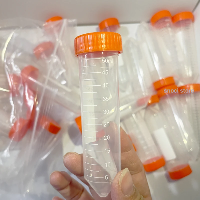 

Центрифужные пробирки из полипропилена, конические, 50 мл, с градуировкой, пробирки для тестов 50 мл, пробирки EP 50 мл (упаковка 50 шт.)