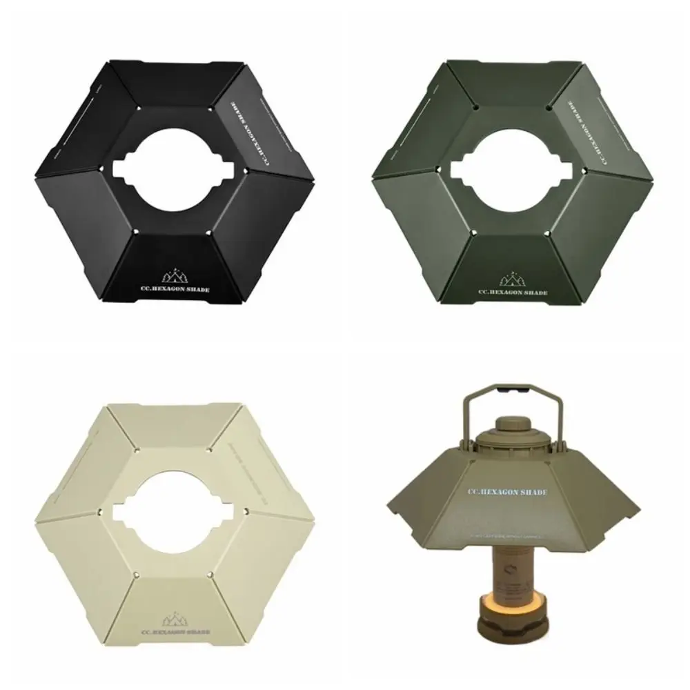 Hexagon Camping Lantern Lampshade Decorative Waterproof Tent Lantern Lamps Shade Multifunctional Bowl Shaped Camping Lights