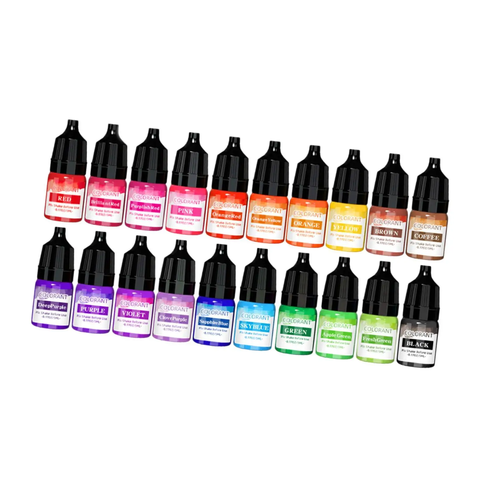 ジェルワックス,灯油,灯油用キャンドル染料,20色