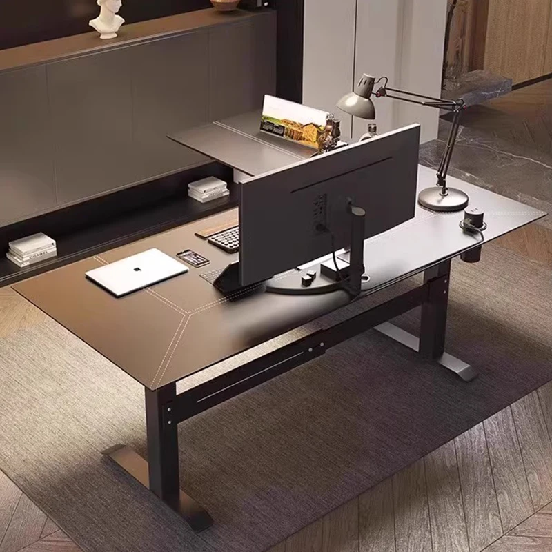 

Foding Tabe Wa L Shaped Desk Tables Electric Adjustable Desk With Drawers Overbed Table for Computer Foldable Bed Mesa Pc Gaming