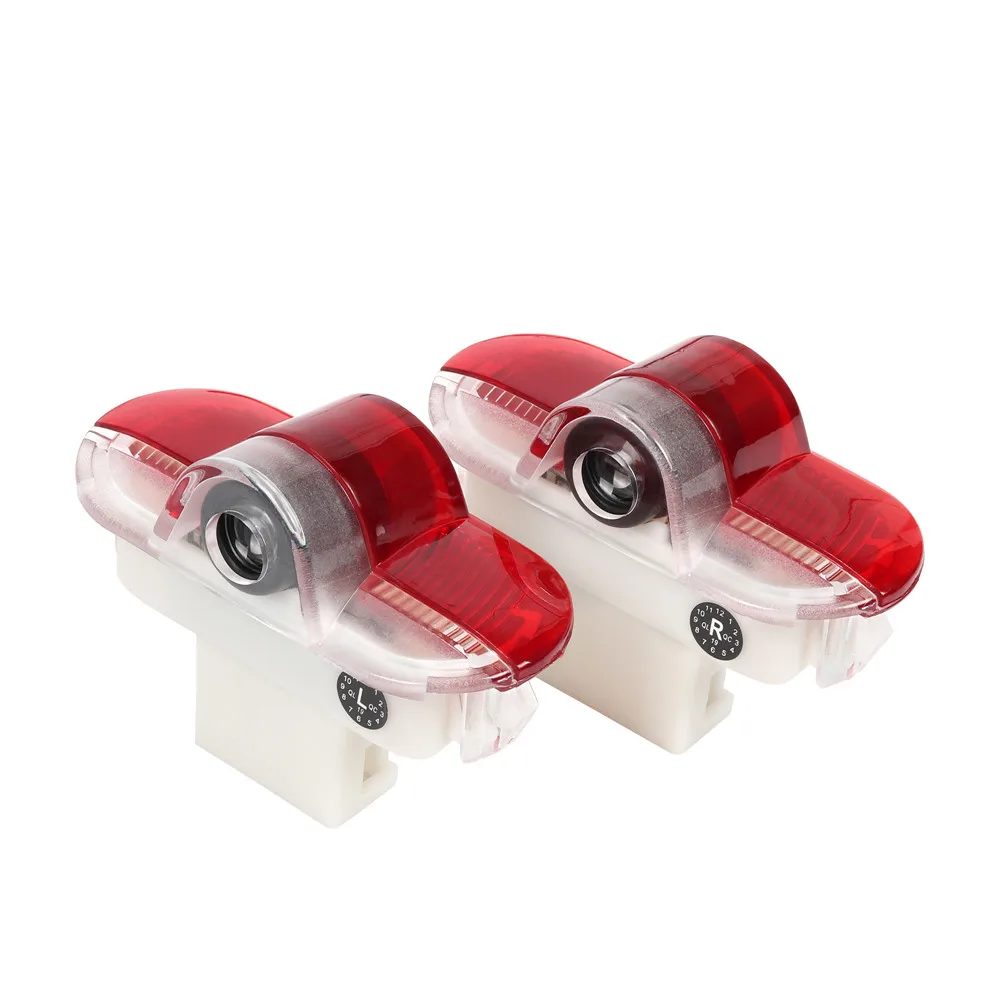 2X LED Car Door Interior Welcome Warning Light For For Skoda Octavia A5 1Z MK2 2001 - 2013 2002 2003 2004 2005 2006 2007 2008