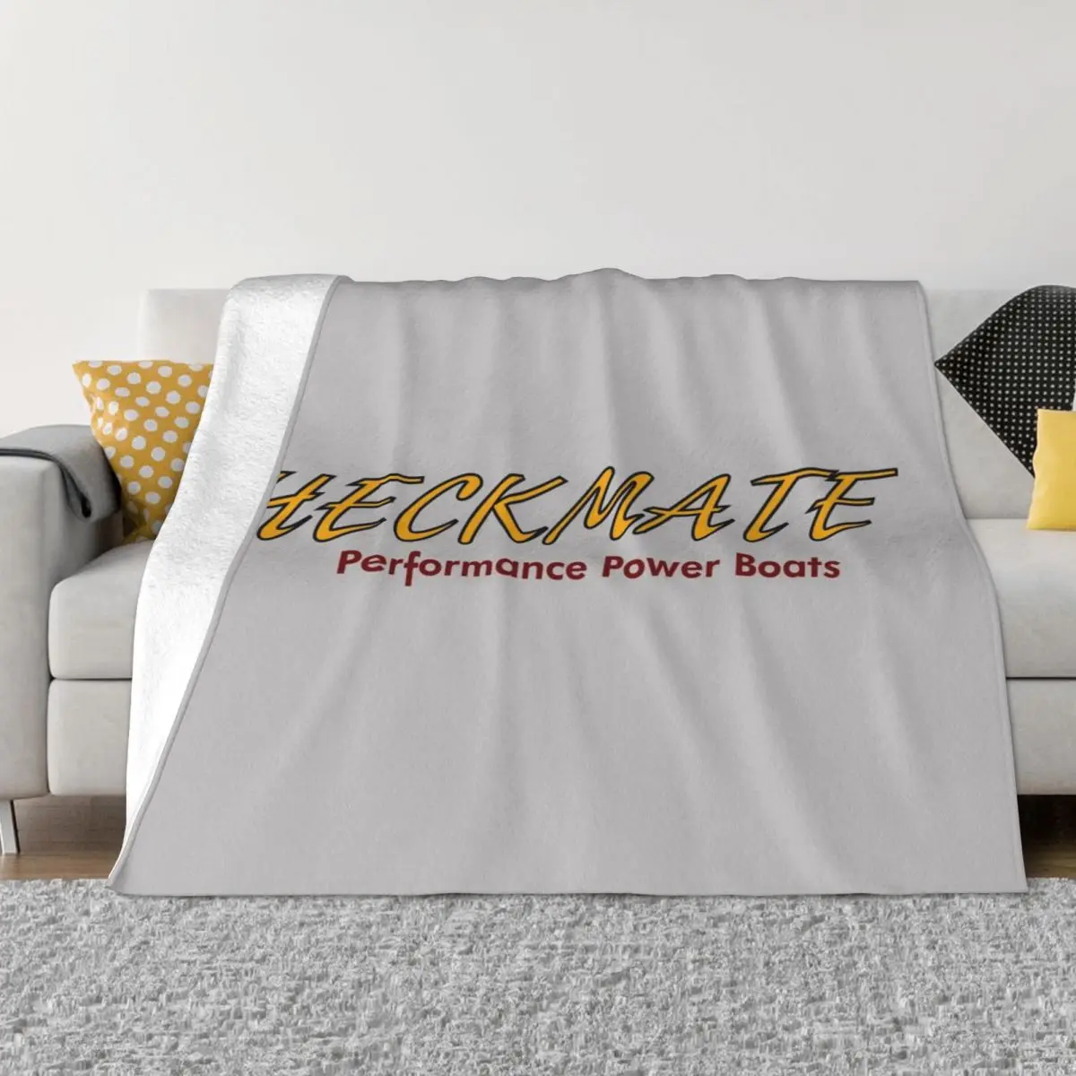 

Checkmate Performance Power Boats Throw Blanket heavy blanket to sleep For Sofa Summer Bedding Blankets funny gift