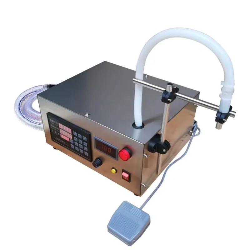 Semi-Automatic Liquid Filling Machine For Detergent, Bottled Water, Liquid Soap - Small Quantitative Filling