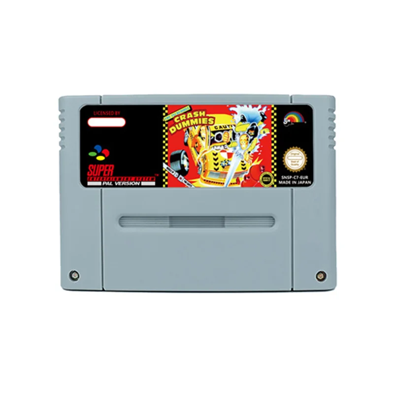 The Incredible Crash Dummies Action Game for SNES USA EUR 16 Bit Retro Cart Children Gift