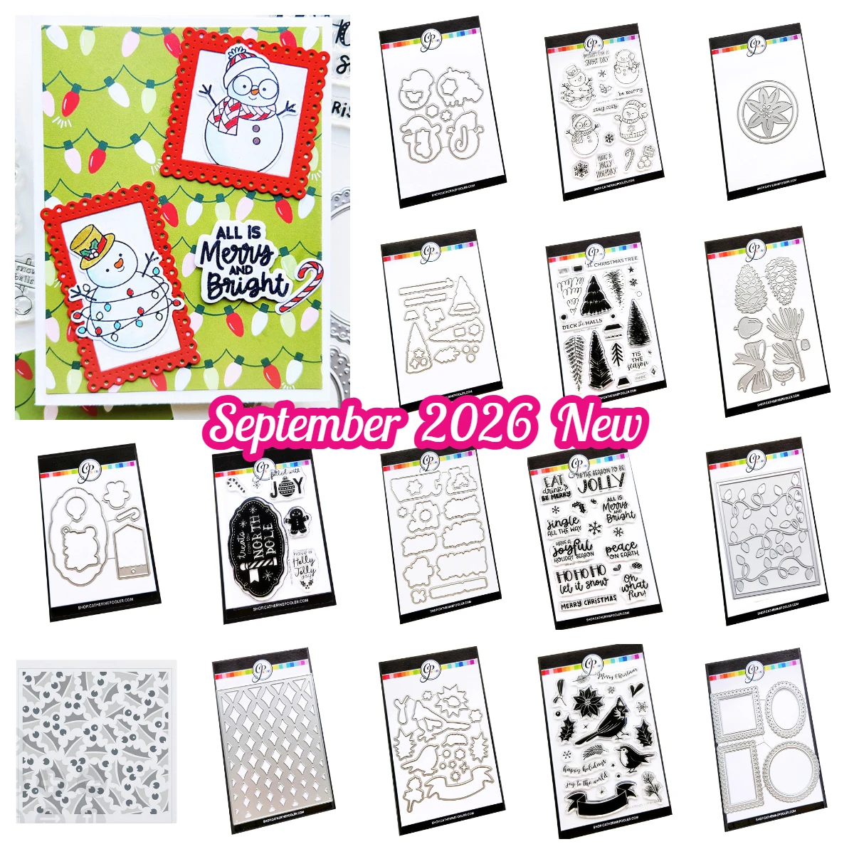Weihnachtssüßigkeiten & Leckereien, Stanzformen aus Metall mit Weihnachtsstern-Silhouette, festliche Tannenbäume, DIY, handgemacht, Scrapbooking, Tagebuch, September 2026, Neu