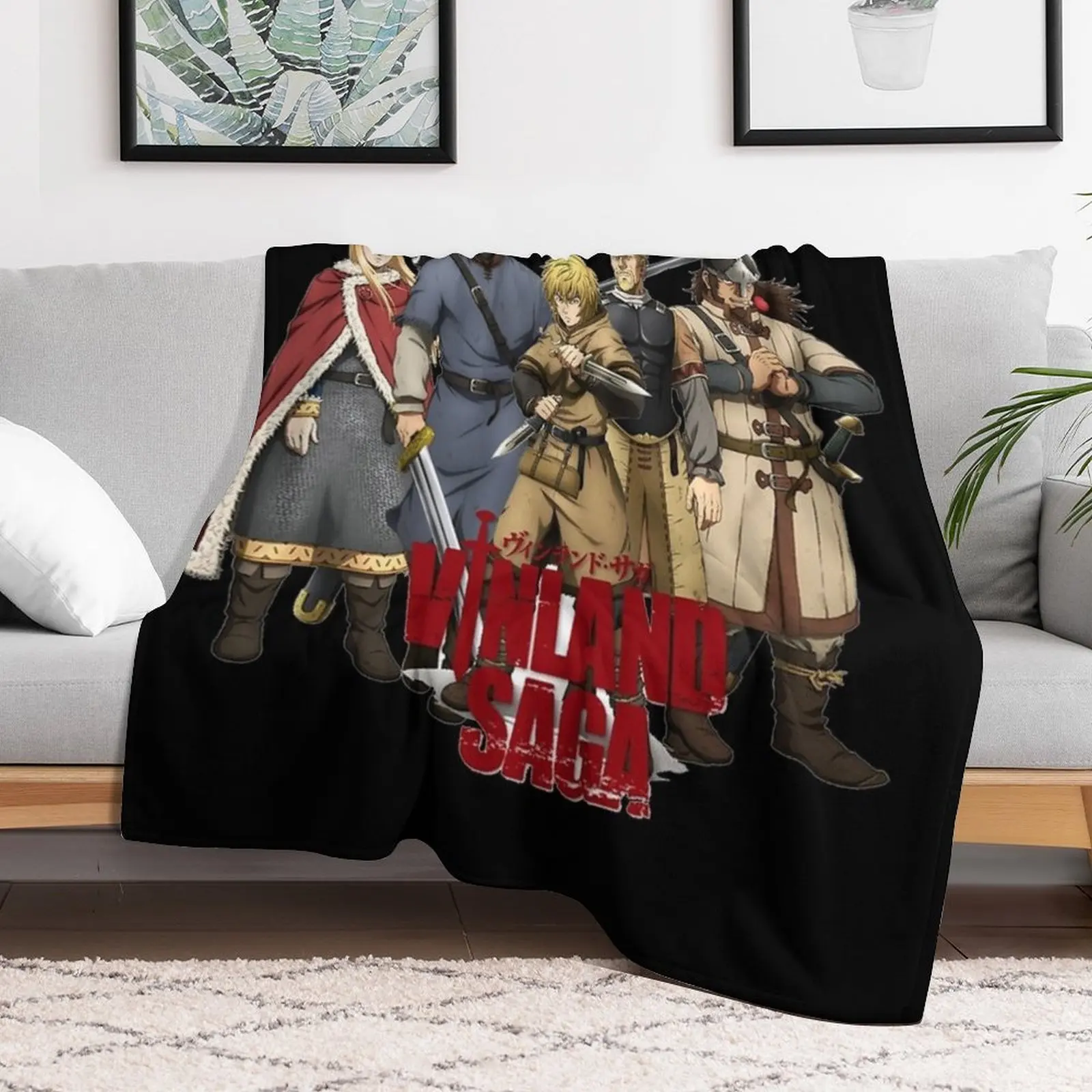 

Vinland Saga - thorfinn Throw Blanket Heavy Custom Extra Large Throw Soft Blankets