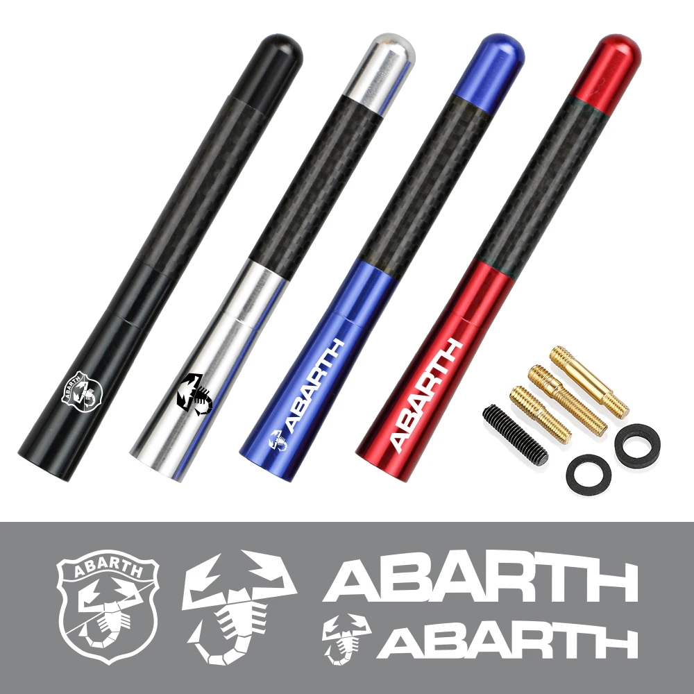 12 سنتيمتر من ألياف الكربون راديو السيارة هوائي تعزيز الجوي لشركة فيات 500 Abarth بونتو باندا برافو تيبو Ducato 250 Argo اكسسوارات السيارات #2