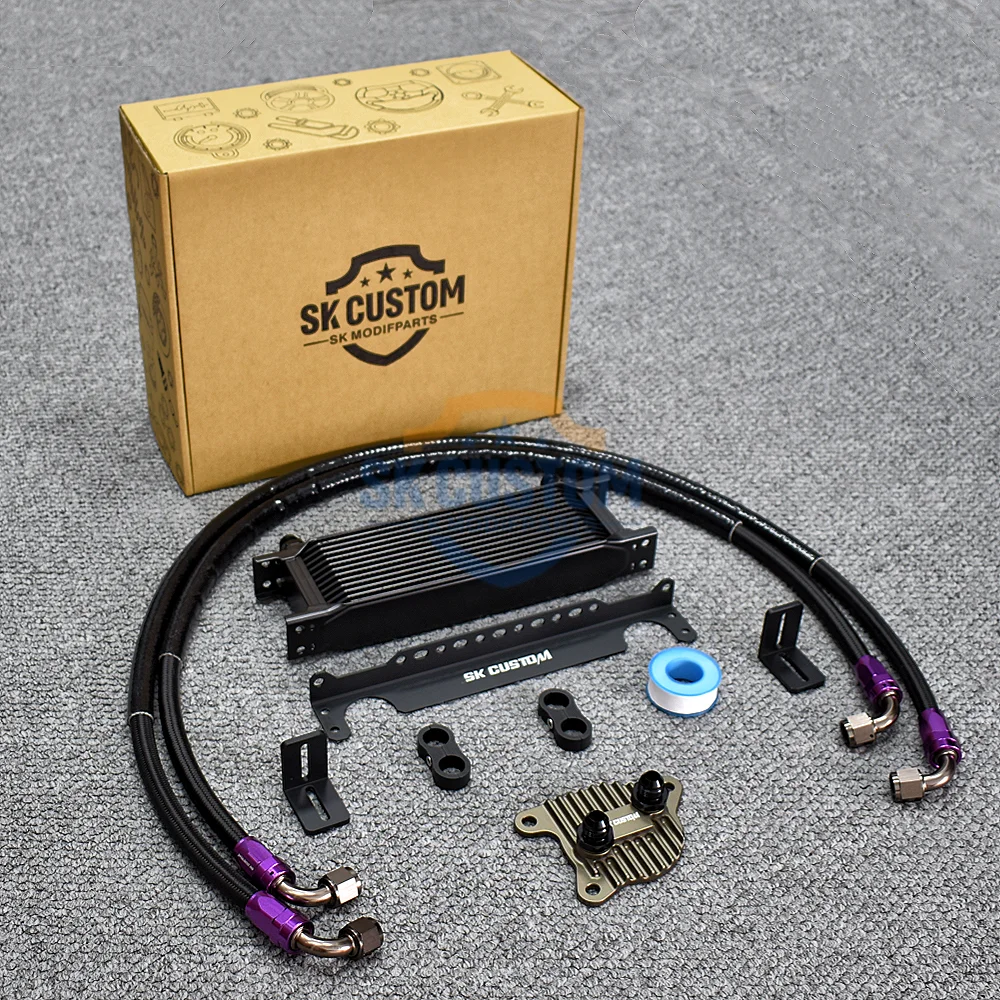 SK CUSTOM Transmission Oil Cooler Kit For Toyota Altis Yaris RAIZE Aluminum Radiator