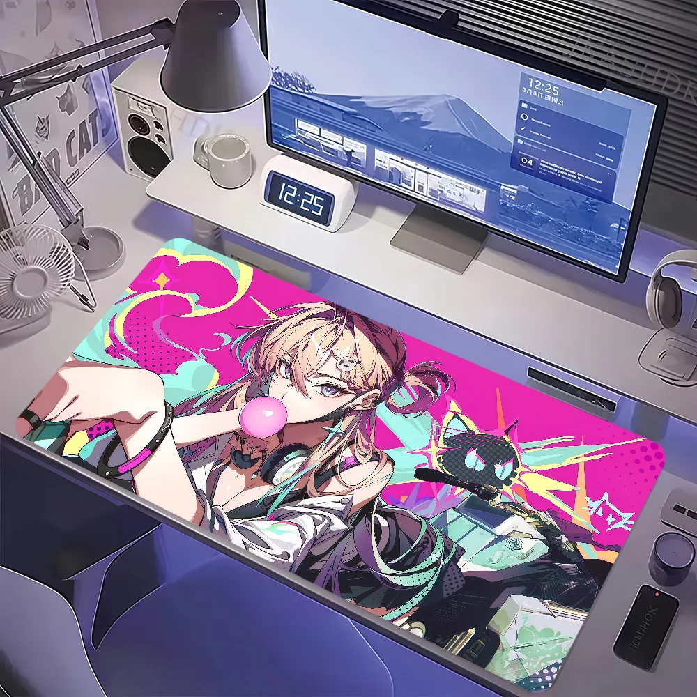 Game Wuthering Waves Lynae Mouse Pad Large Non-slip Lockedge Desktop Computer Desk Mat Keyboard MousePad Office Gamer Student