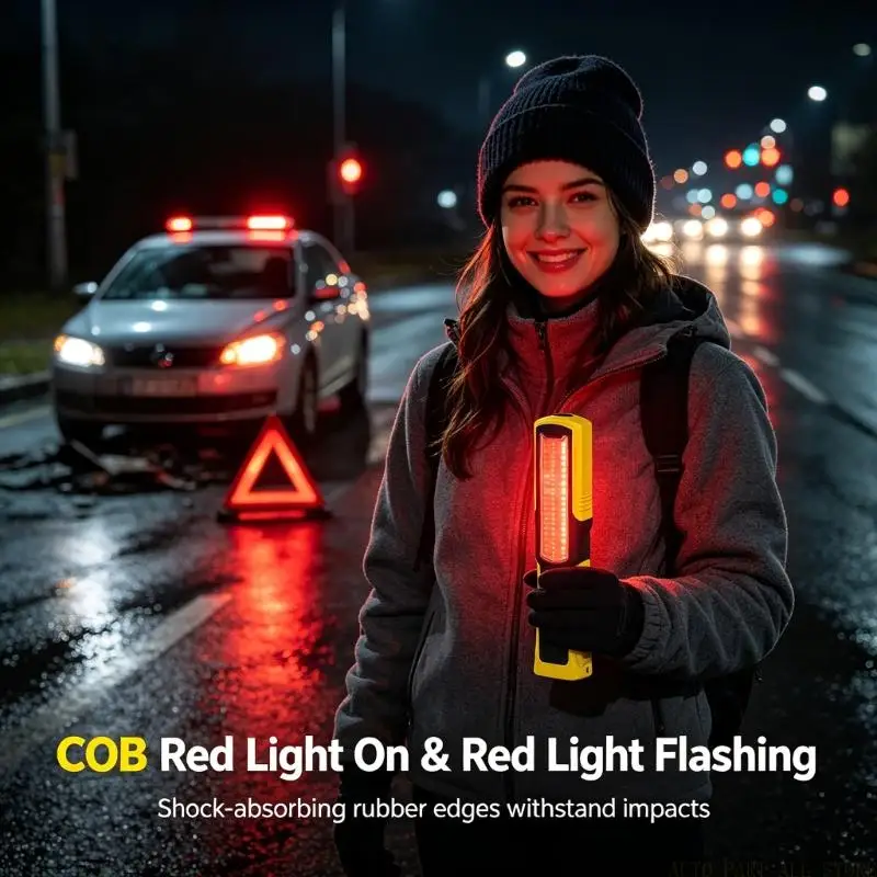J0MA Professional Vehicle Inspection Light 5 Changeable Modes Long Up To 100M