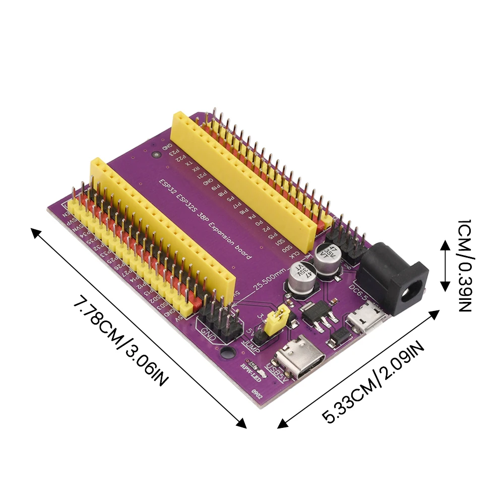 ESP32 ESP32S Universal Expansion Module CP2102 WiFi+Bluetooth Dual Core ESP32-DevKitC-32 ESP-WROOM-32 Development Board 38PINS