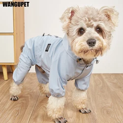 Chubasquero reflectante con capucha para perro, chaqueta impermeable para mascotas, Mono para perros pequeños, suministros para exteriores, Bulldog Francés, Chihuahua