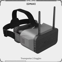 Emax Transporter 2 Goggles With Dual Antennas 5.8Ghz 4.3 Inches FPV Glasses Tinyhawk Goggle Glasses for RC FPV Racing Drone