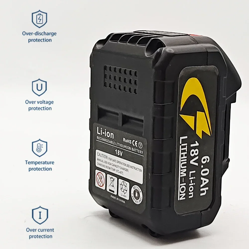 Wash Water Gun Car Washer Battery 18V Lithium-ion 3.0/6.0/10Ah Rechargeable Power tool Battery High Pressure Car