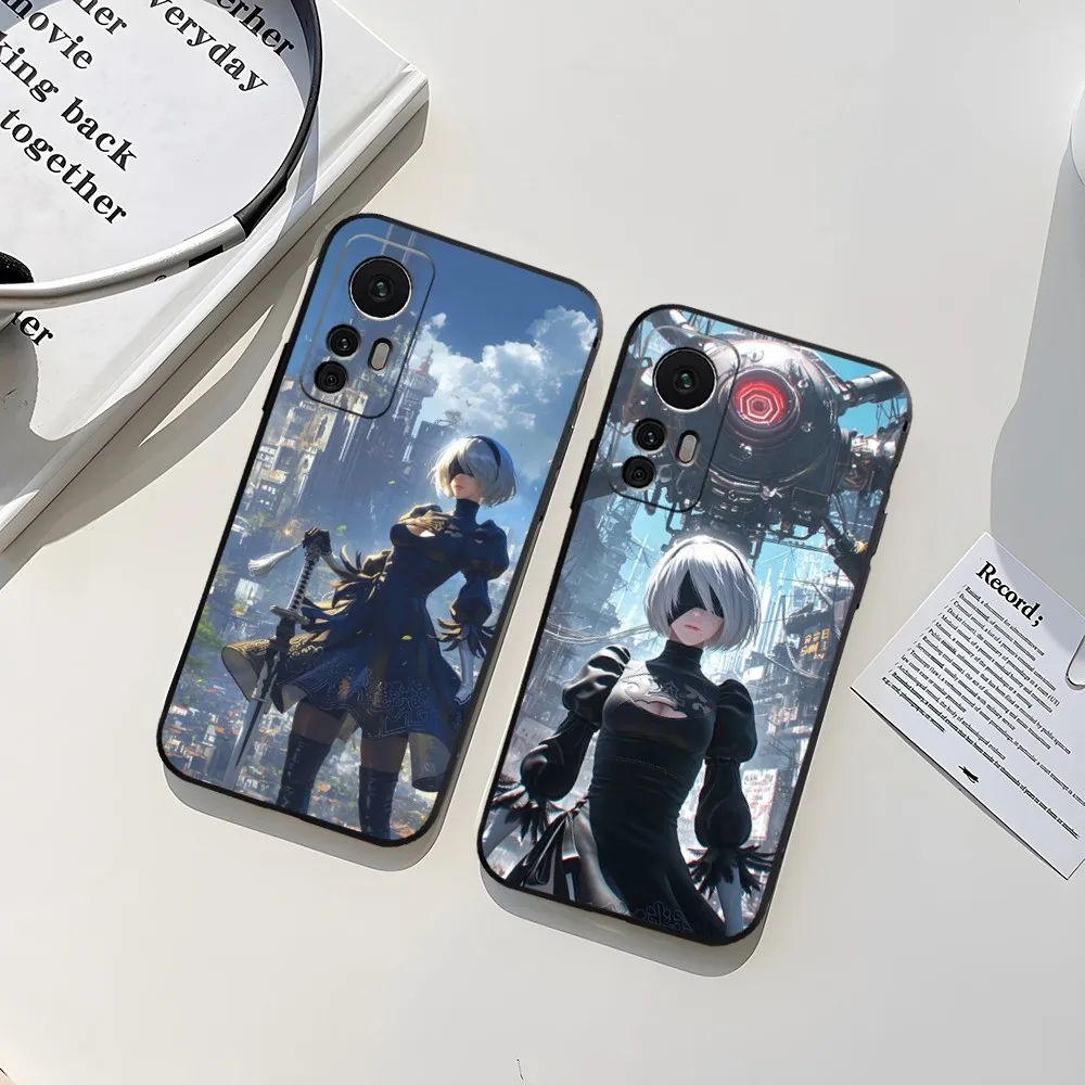 2B NieR Automata Phone Case Funda for Xiaomi 14 11T 13 12 Lite Ultra Redmi Note 13 10 Pro POCO F4 F5 X5 Pro Coque