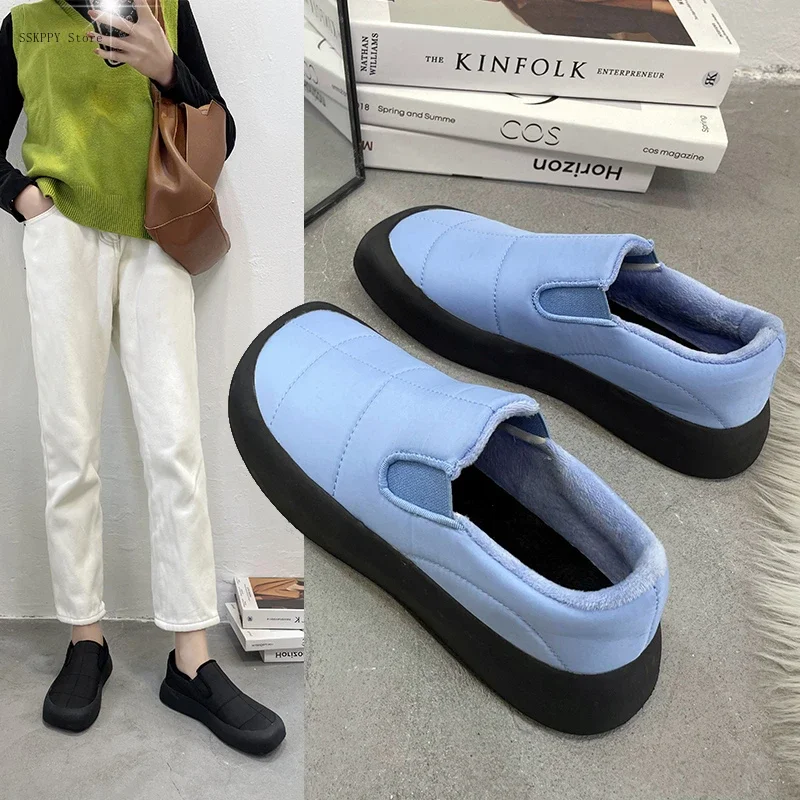 Fangtou Spring and Autumn Women's 2024 Korean Edition with Velvet Soft Sole Fashion New Versatile Comfortable Casual Shoes