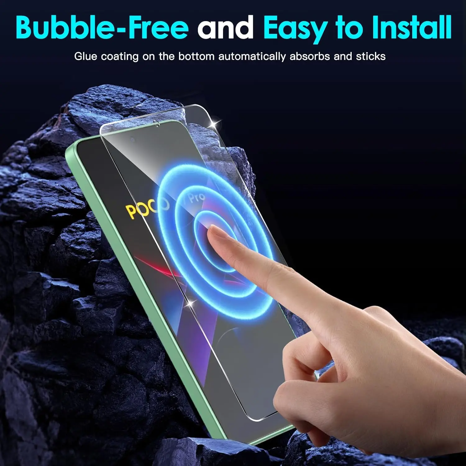 

Tempered Glass For Xiaomi Poco X7 Pro Screen Protector HD