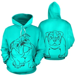 Hot Sale Men Women English Bulldog Dog 3d Hoodies Long Sleeve Sweatshirts Styles Pullover Tracksuit Super Deals Hoody Clothing