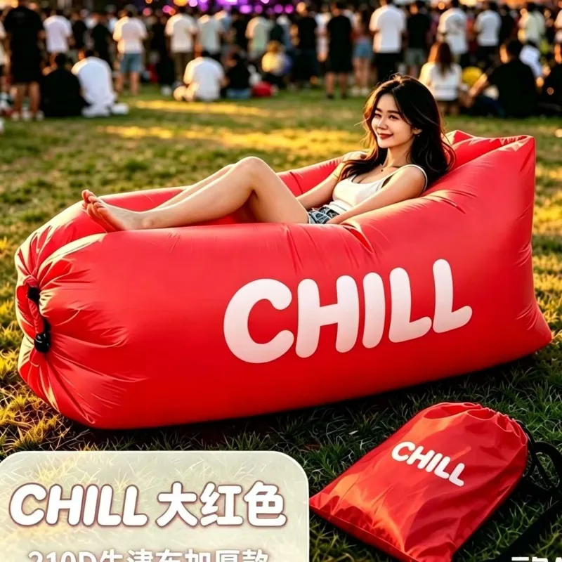 Portable Air Sofa Waterproof Lightweight Outdoor Seating Inflatable Chair Beach Camping Picnic Lazy Sofa Home Garden Furniture