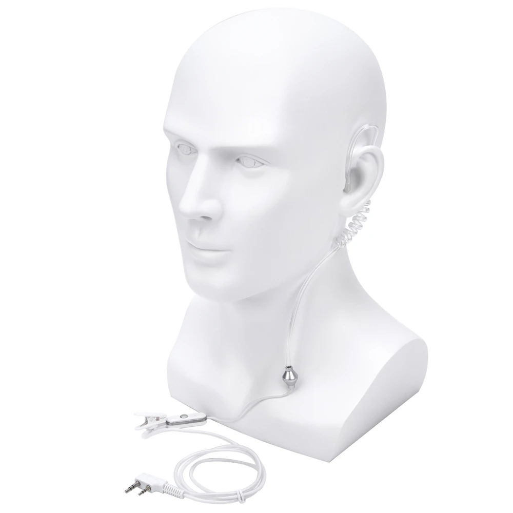 

for BAOFENG for KENWOOD 2Pin Dual Earphone Earpiece Mic PTT for POFUNG for QUSHENG Radio Walkie Talkie Headset Earphone​