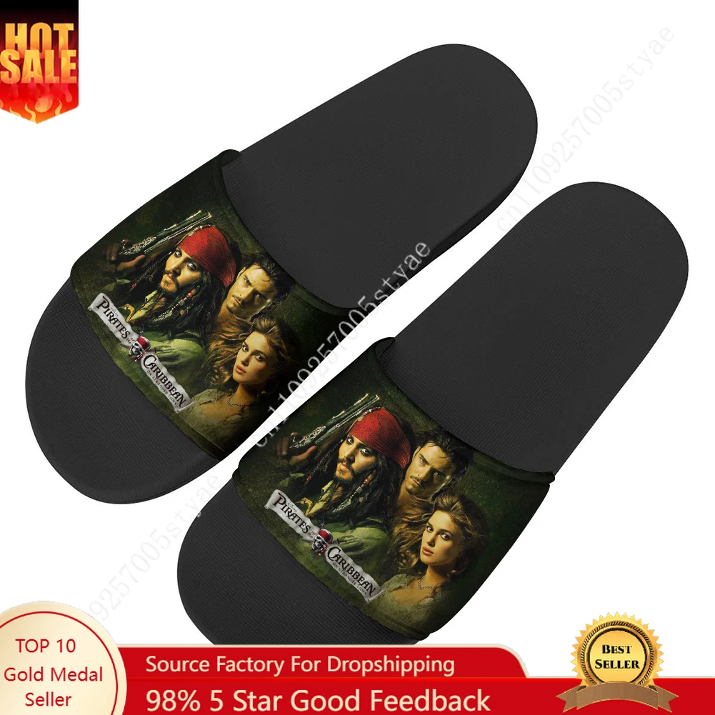

Pirates of the Caribbean Home Customized Water Shoes Men Women Bathroom Beach Pool Sandals That Can Be Worn Outside Slipper
