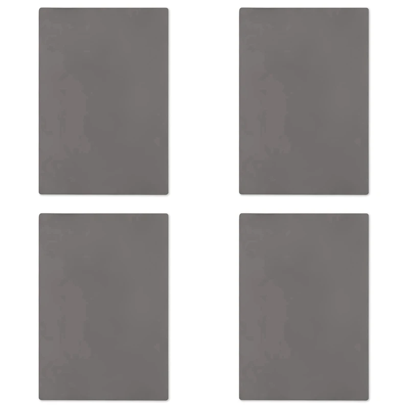 

4X Rubber Stamp Sheet For Lasers Engraving Machine With A4 Size 2.3Mm (Dark Gray)