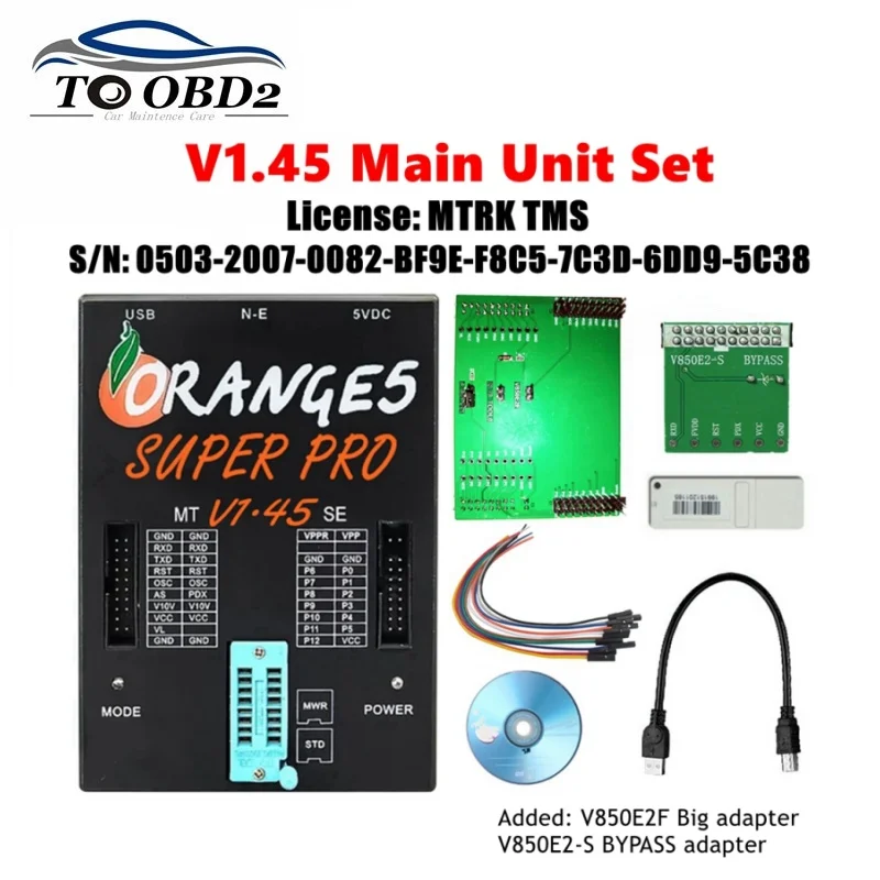 New V1.45 V1.42  Full License Orange5 Lowest Price Programmer OEM orange5 With Full Adapter orange5 programmer High Quality