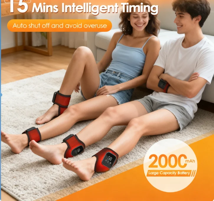 3 Levels Vibration Massager,electric Ankle Massage Brace For Daily Care & Sports Recovery,soothe Ankle Discomfort Relief Device