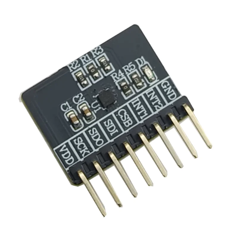 1PCS QMA6100P 3-Axis Accelerometer Module, Attitude Detection & Pedometer Verification Board with I2C/SPI Interface