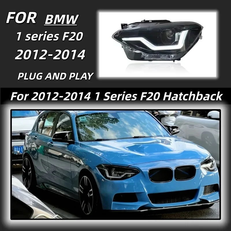 

Фара в сборе для BMW 1 серии 116i 118i 125i F20 2012-2014, светодиодная, с линзой проектора и ДХО, автомобильные аксессуары