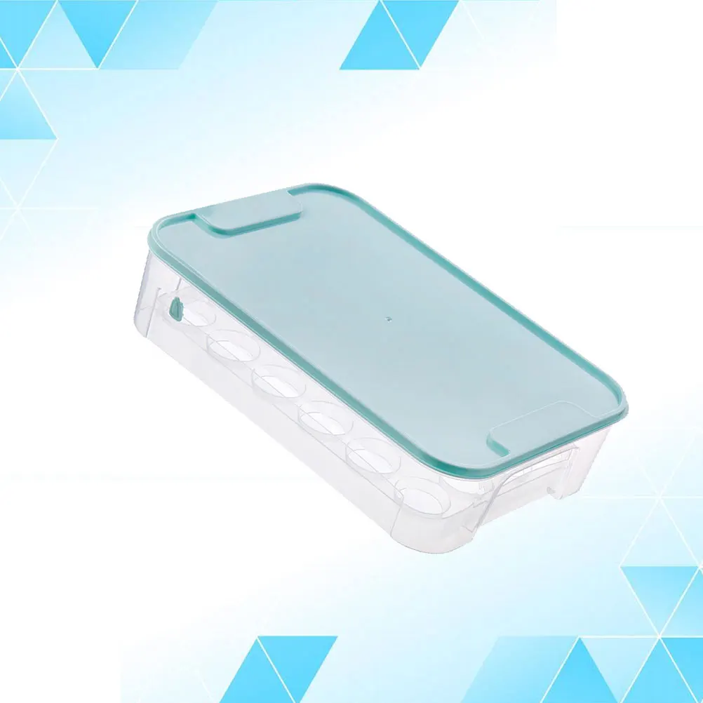 

24 Eggs Fridges Box Tray Lid Storage Container Case Egg Box Stackable Keep Fresh Egg Holder With Lid Suitable Refrigerator