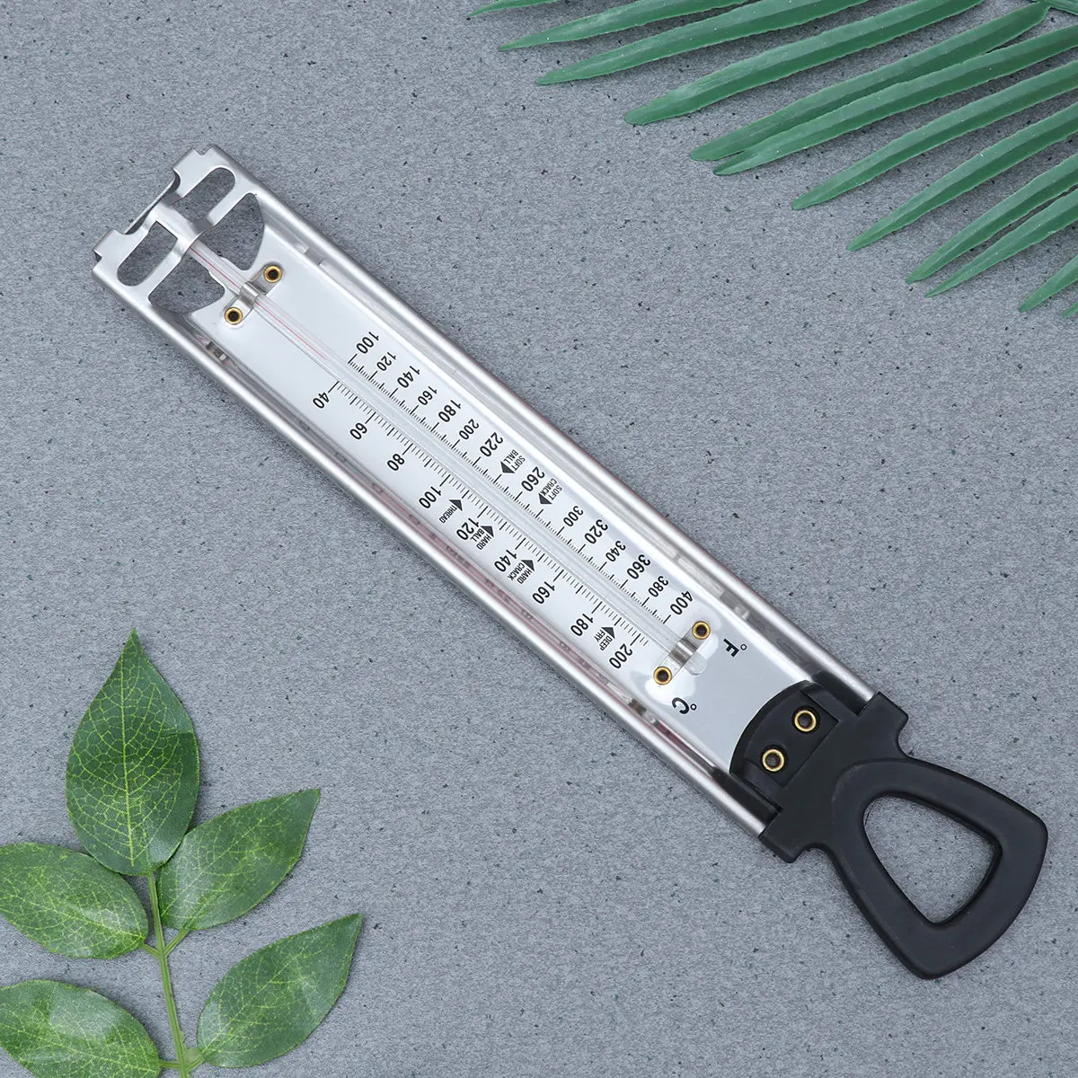 Candy Thermometer 2 Pack Dual Scale Fahrenheit Celsius for Jam Sugar Syrup Deep Frying Cooking Gauge