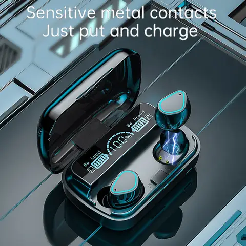 블루투스 무선 헤드폰 TWS Auriclees 마이크 포함 Fone De Ouvido 이어폰 헤드셋 게이머 이어폰 보조베터리 Handfre