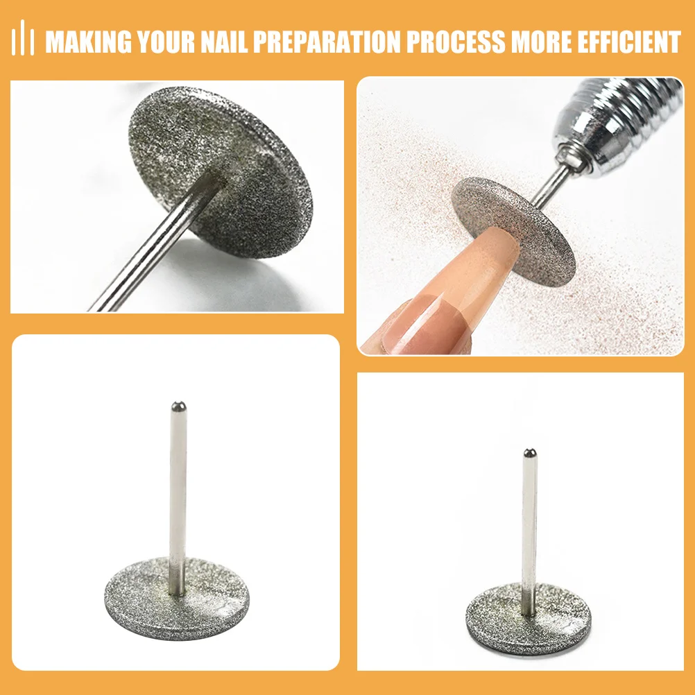 4 pièces 20mm disque de ponçage forets à ongles manucure pédicure dissolvant de peau morte accessoires précision finition lisse