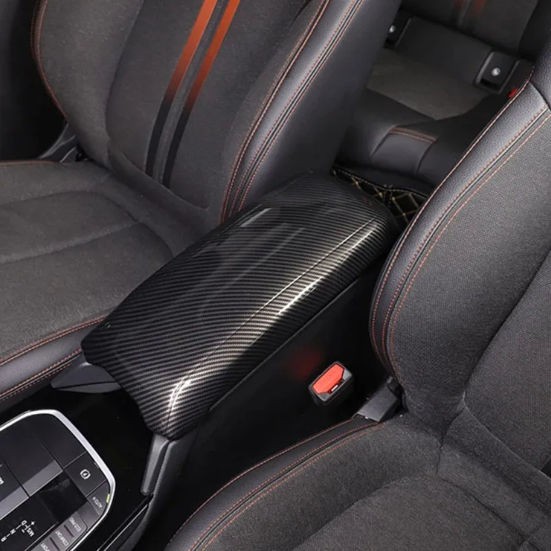 For BMW 1 2 Series F40 F44 20-24 ABS Carbon Fiber Center Console Gear Shift Panel Cover Trim Internal Car Accessories