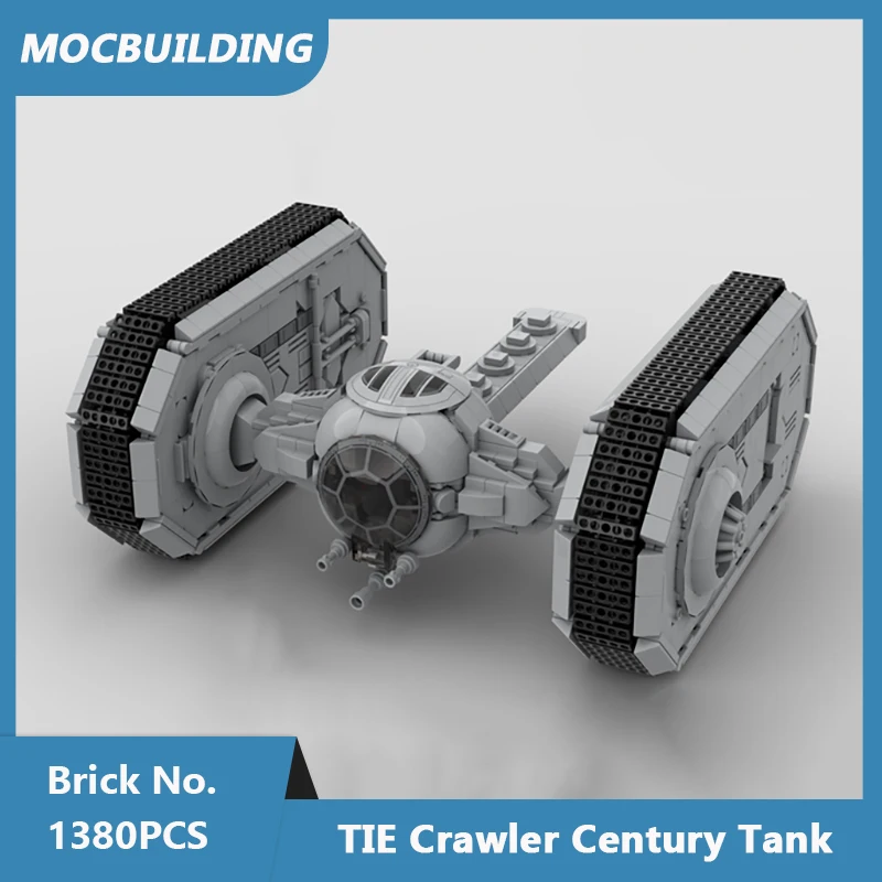 MOC Building Blocks TIE Crawler Century Tank Model DIY Assemble Bricks Collection Display Educational Xmas Toys Gifts 1380PCS