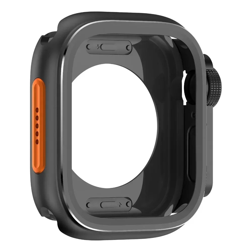 Metal Alloy Case For Apple Watch Series 10 46mm Change to Ultra 2 49mm Screen Protection Shell Cover for iwatch 10 Bumper Frame