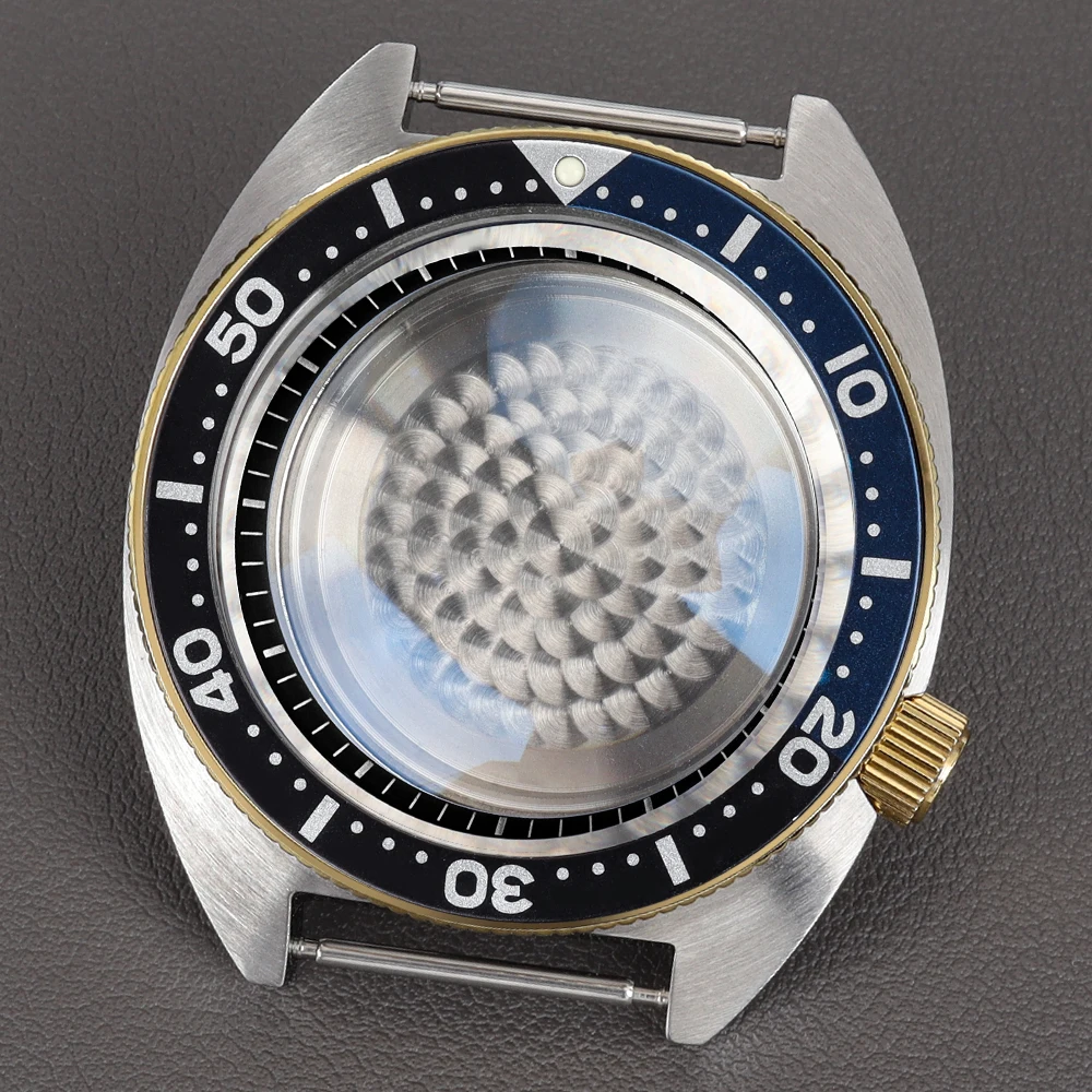 41mm Luxus-Taucheruhr Edelstahlgehäuse Saphirglas für NH35 NH36 NH34NH38 NH70 NH72 4R35 Automatikwerk 28,5mm Zifferblatt – Detail 3