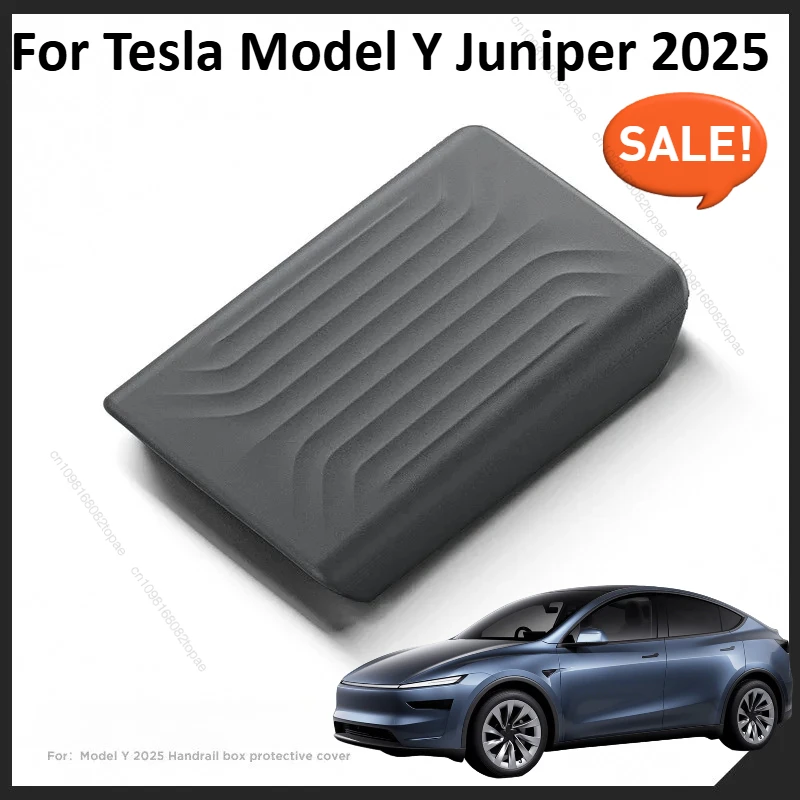 

Для Tesla Model Y Juniper 2025 TPE перил, защитный чехол, подлокотник, корпус, внутренняя модификация, черные автомобильные аксессуары