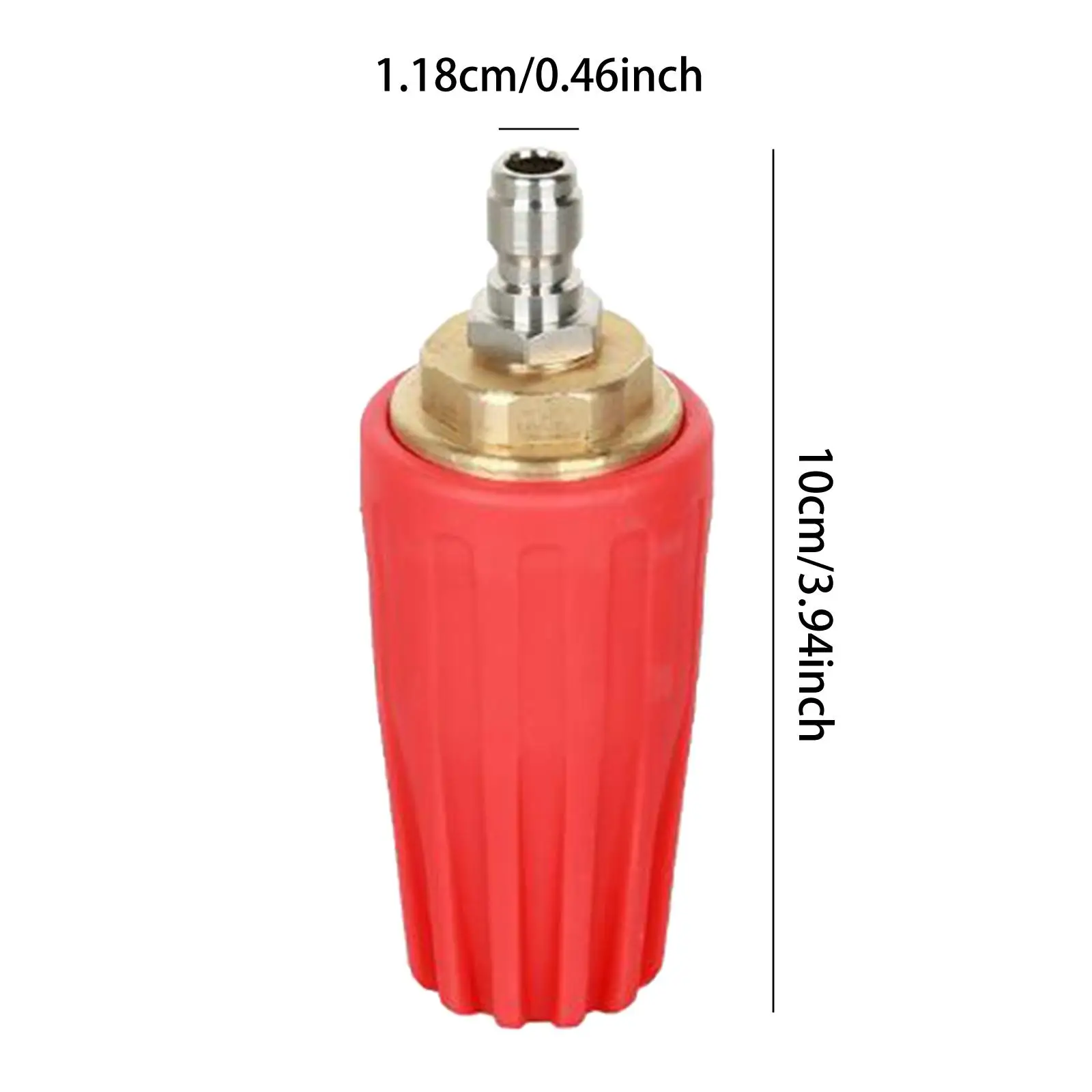 Pressure Washer Nozzle High Pressure Spray Tip Copper Material for Garden and Commercial Use